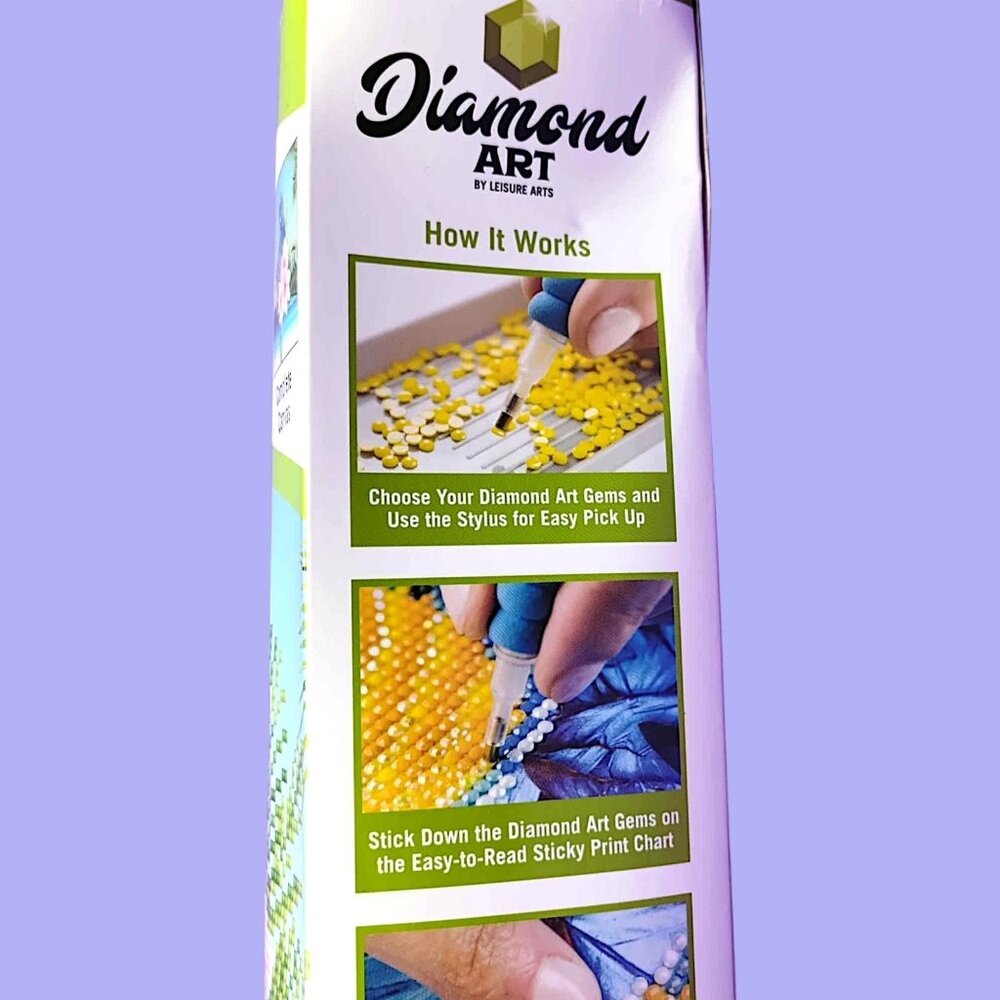 Diamond Art Intermediate Kit - Blue Parrot - Lots of fun! NEW - Picture 5 of 6